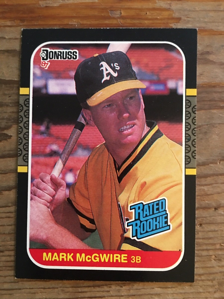 1987 Donruss RATED ROOKIE 46 A s 3B MARK McGWIRE ROOKIE Card F23 EBay