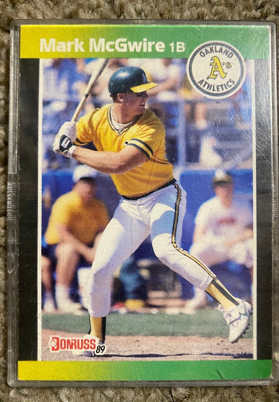 Mark Mcgwire Donruss Rookie Card
