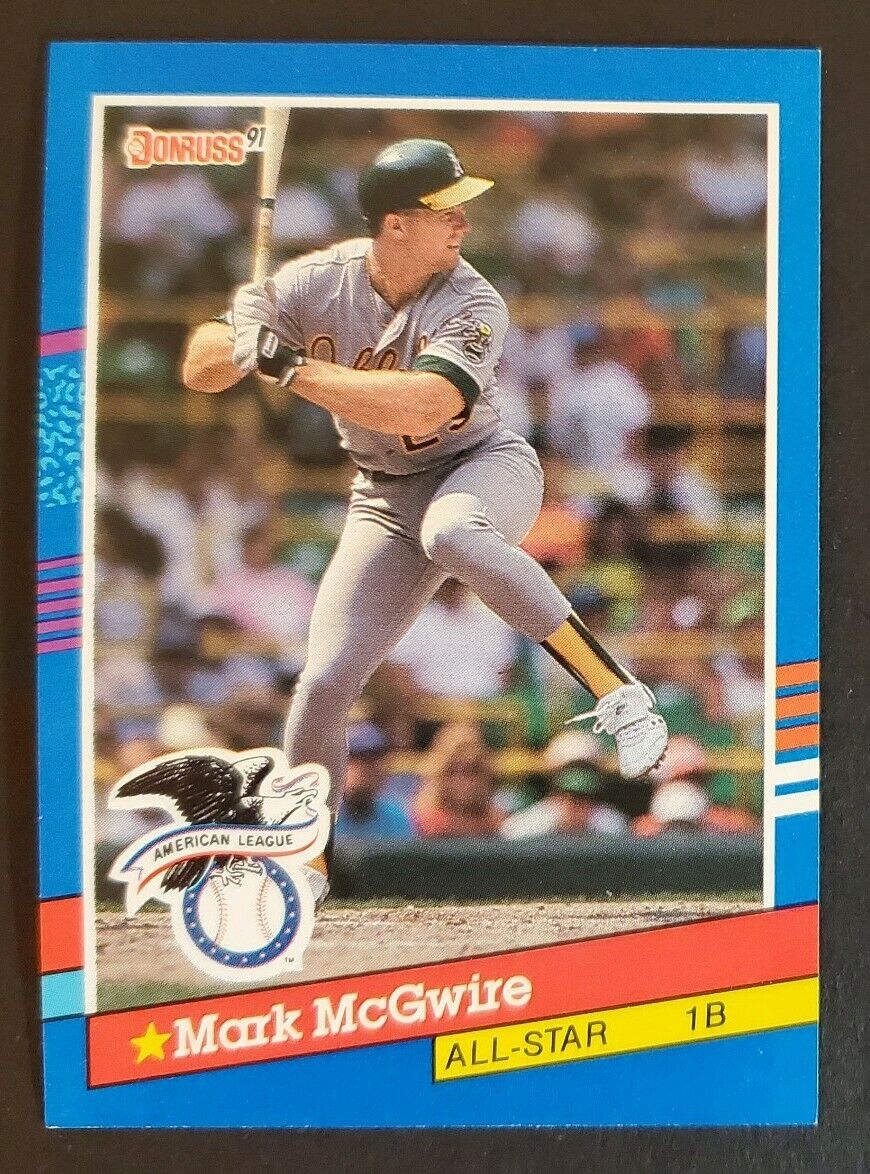 1991 Donruss 56 Mark McGwire A S ALL STAR Baseball Card NM MT EBay