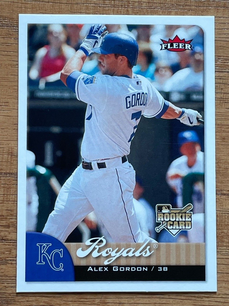 2007 FLEER BASEBALL ALEX GORDON ROOKIE CARD No 414 Kansas City Royals EBay