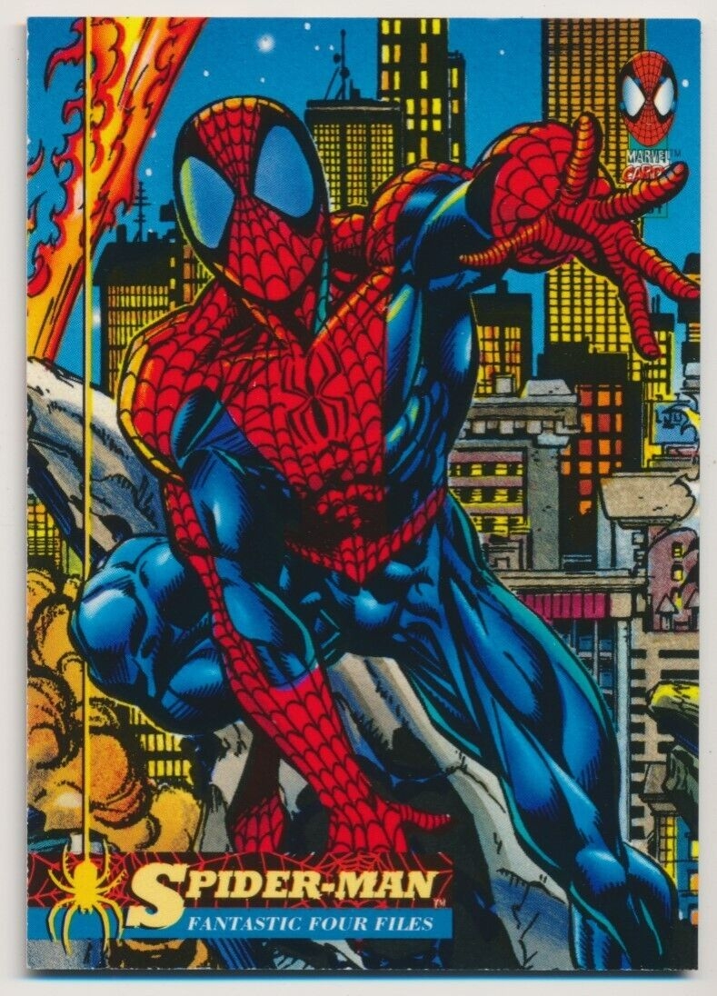 41 SPIDER MAN 1994 Fleer Marvel Amazing Spider Man FANTASTIC FOUR FILES EBay de