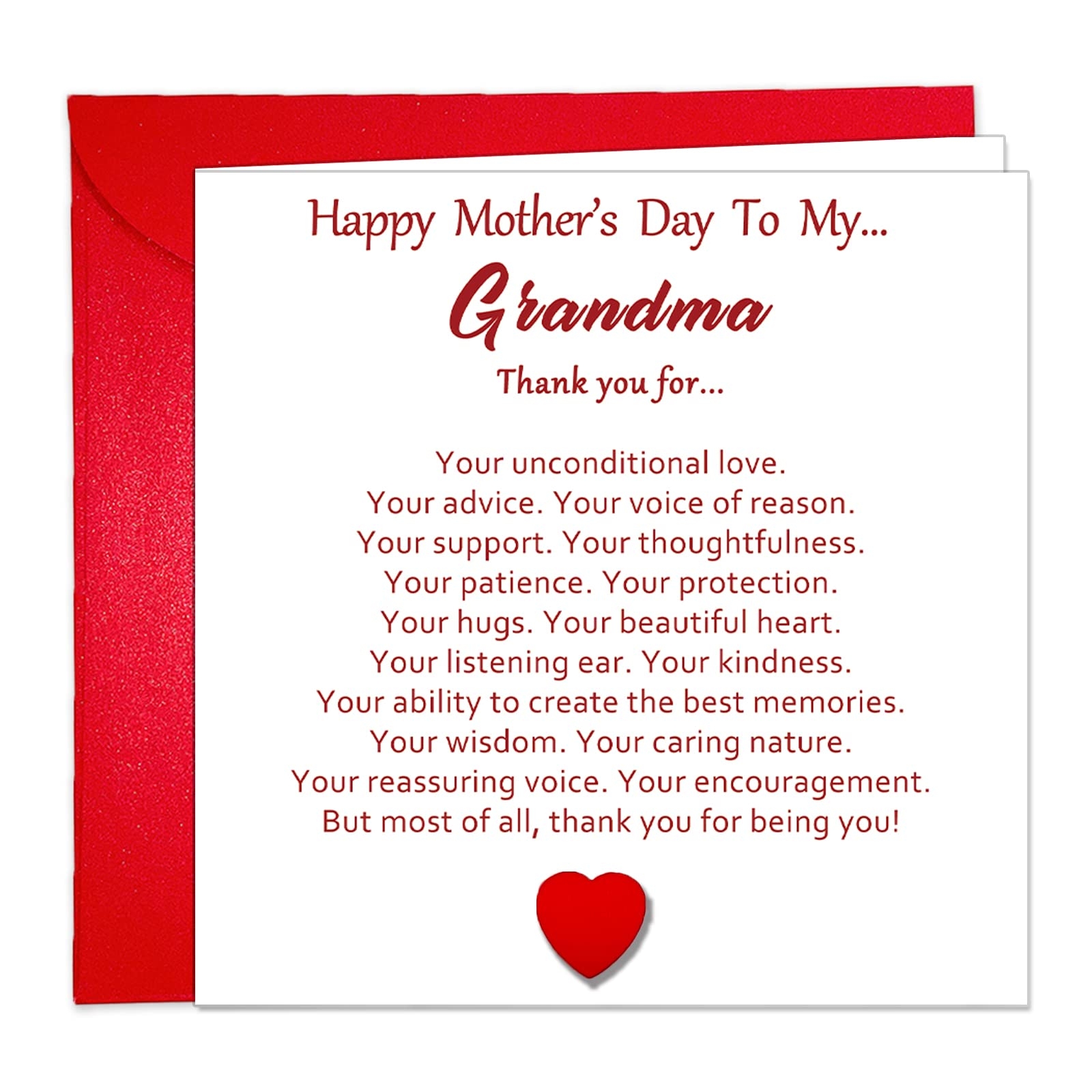 Amazon IMakemvel Happy Mother s Day Card For Grandma Special Mother s Day Card To Grandmother Mother s Day Gift From Grandson Granddaughter Office Products