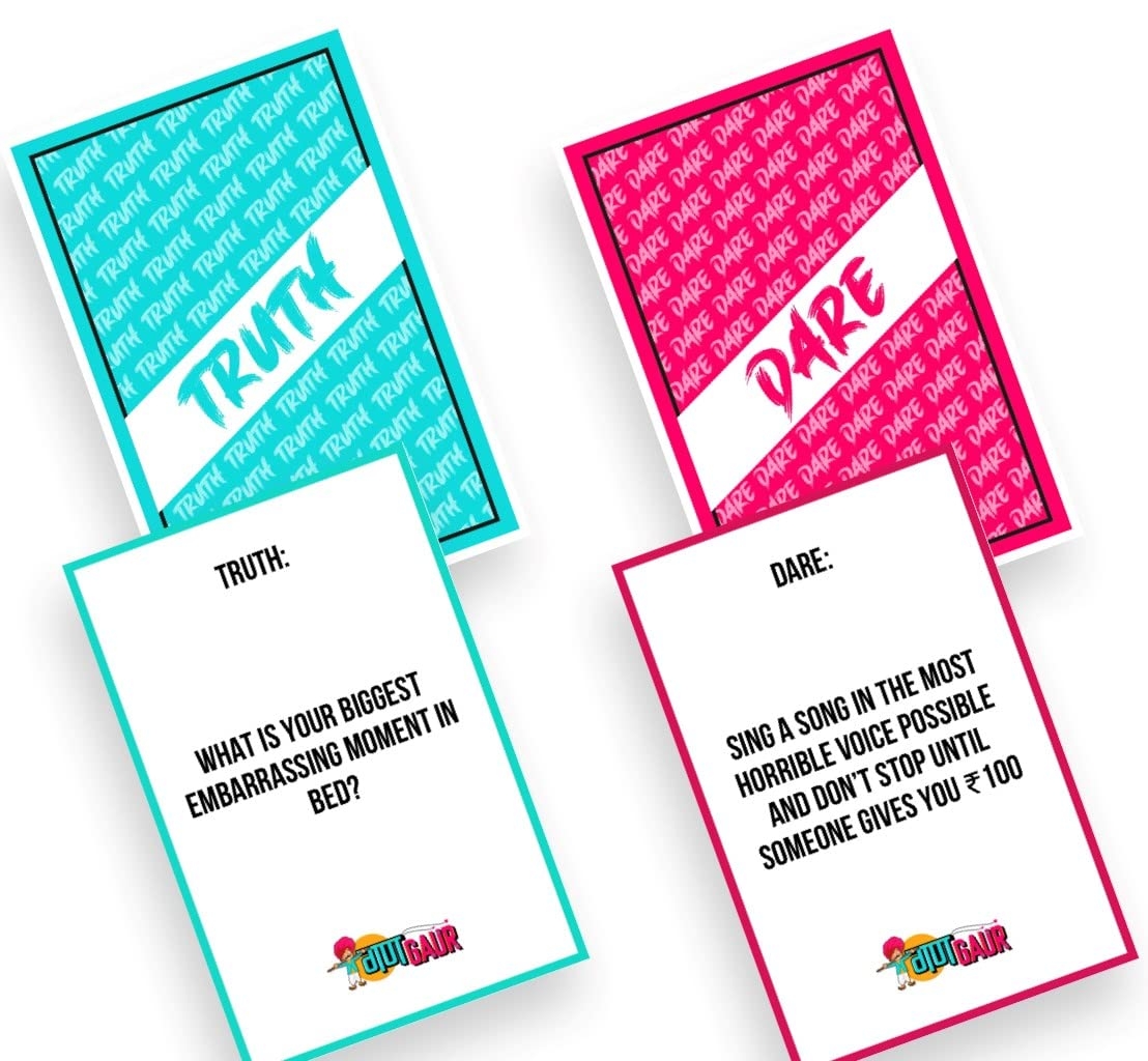 Amazon Truth Dare Playing Cards For Friends Fun 50 Compact Party Card Game Toys Games