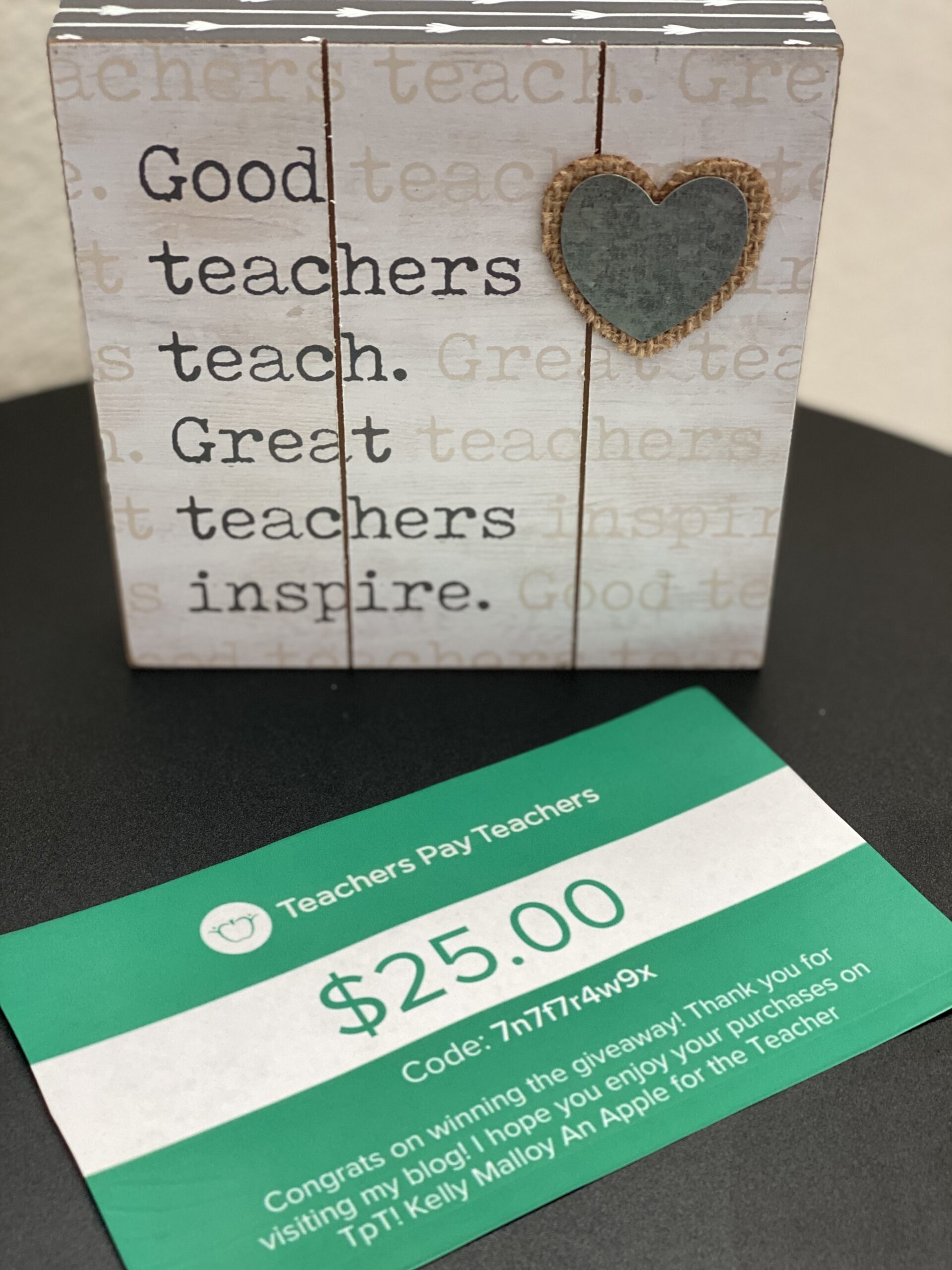 An Apple For The Teacher Teacher Giveaway Weekly 25 Teachers Pay Teachers Gift Card Giveaway August 22 2022