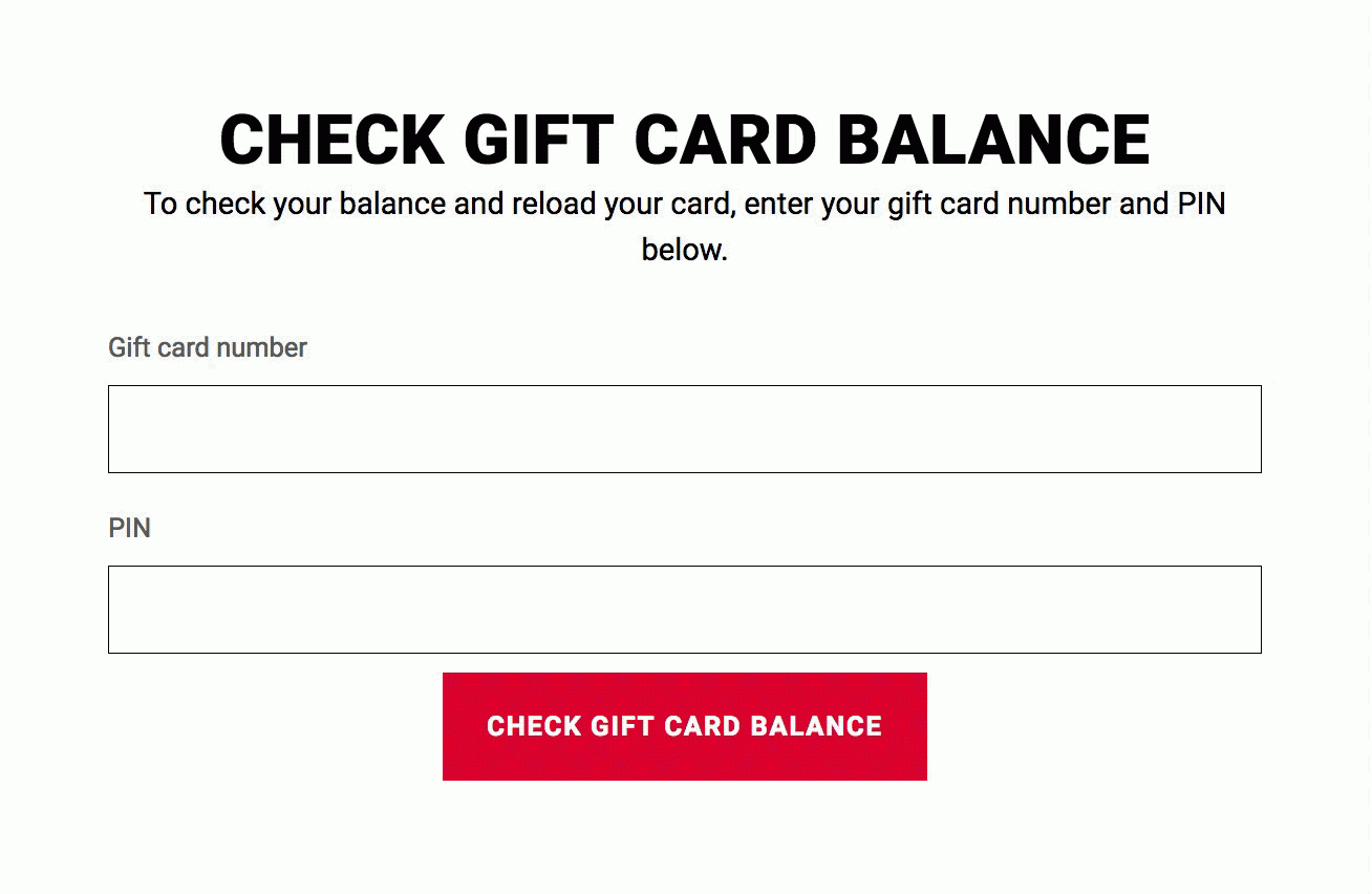 Home Good Gift Card Balance