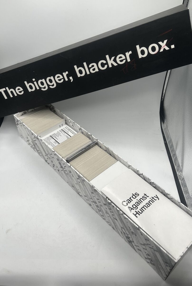 Cards Against Humanity The Bigger Blacker Box Dividers Cards Blocks Discontinued EBay