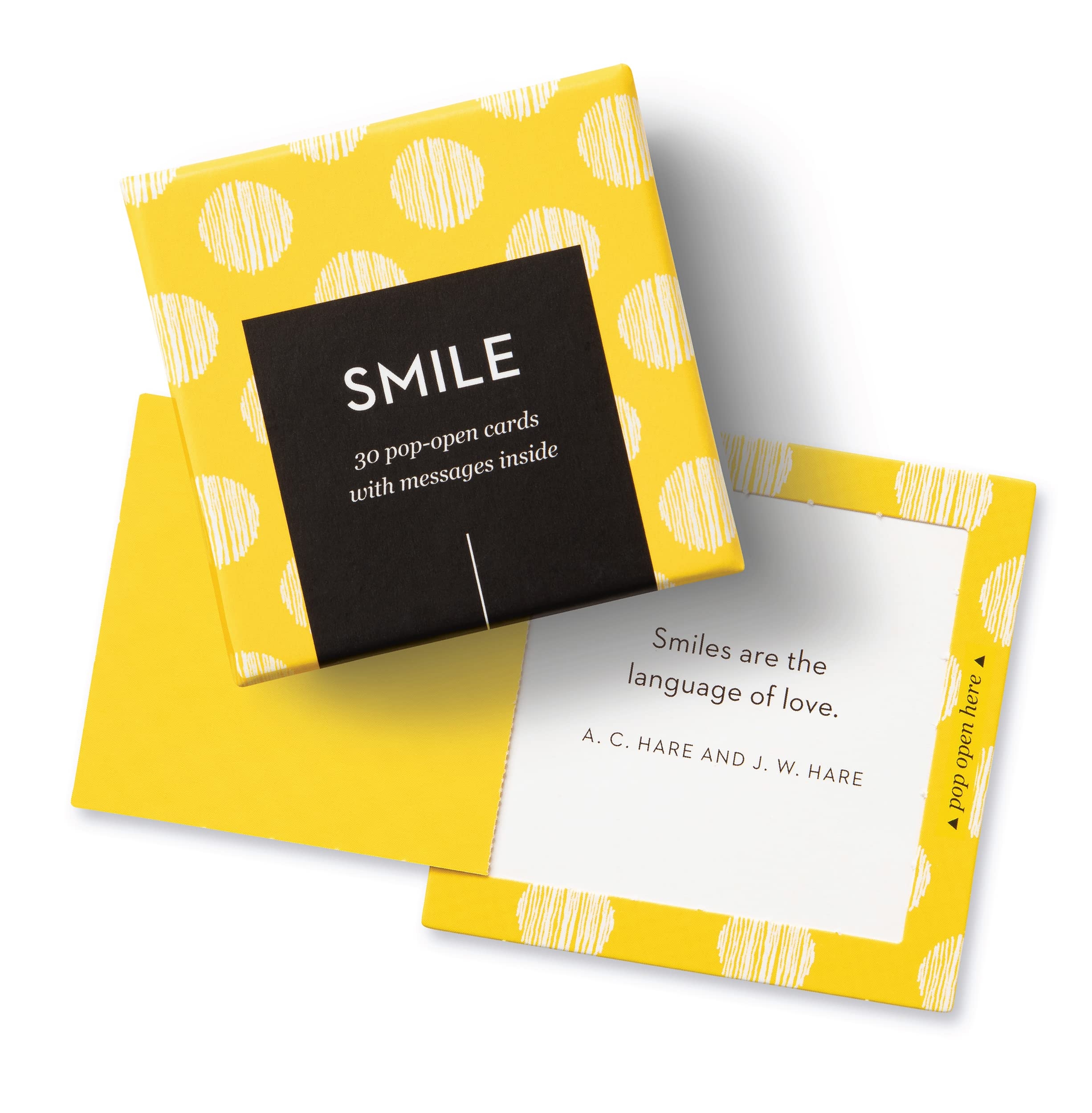 Compendium ThoughtFulls Pop Open Cards Pack Of 2 Smile Thank You 60 Pop Open Cards Each With A Different Message Inside Amazon de Stationery Office Supplies
