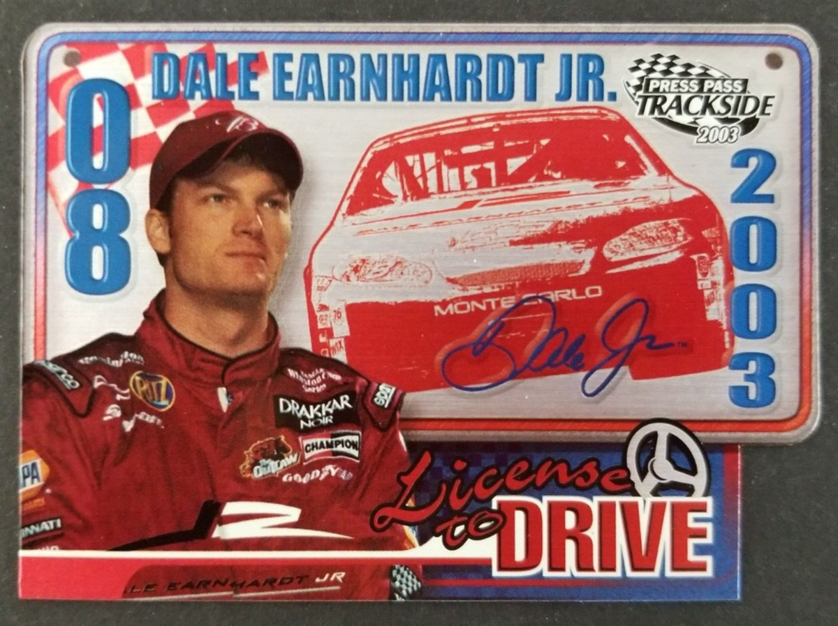 Dale Earnhardt Jr 2003 Press Pass Trackside NASCAR Racing Card LD4 NM EBay