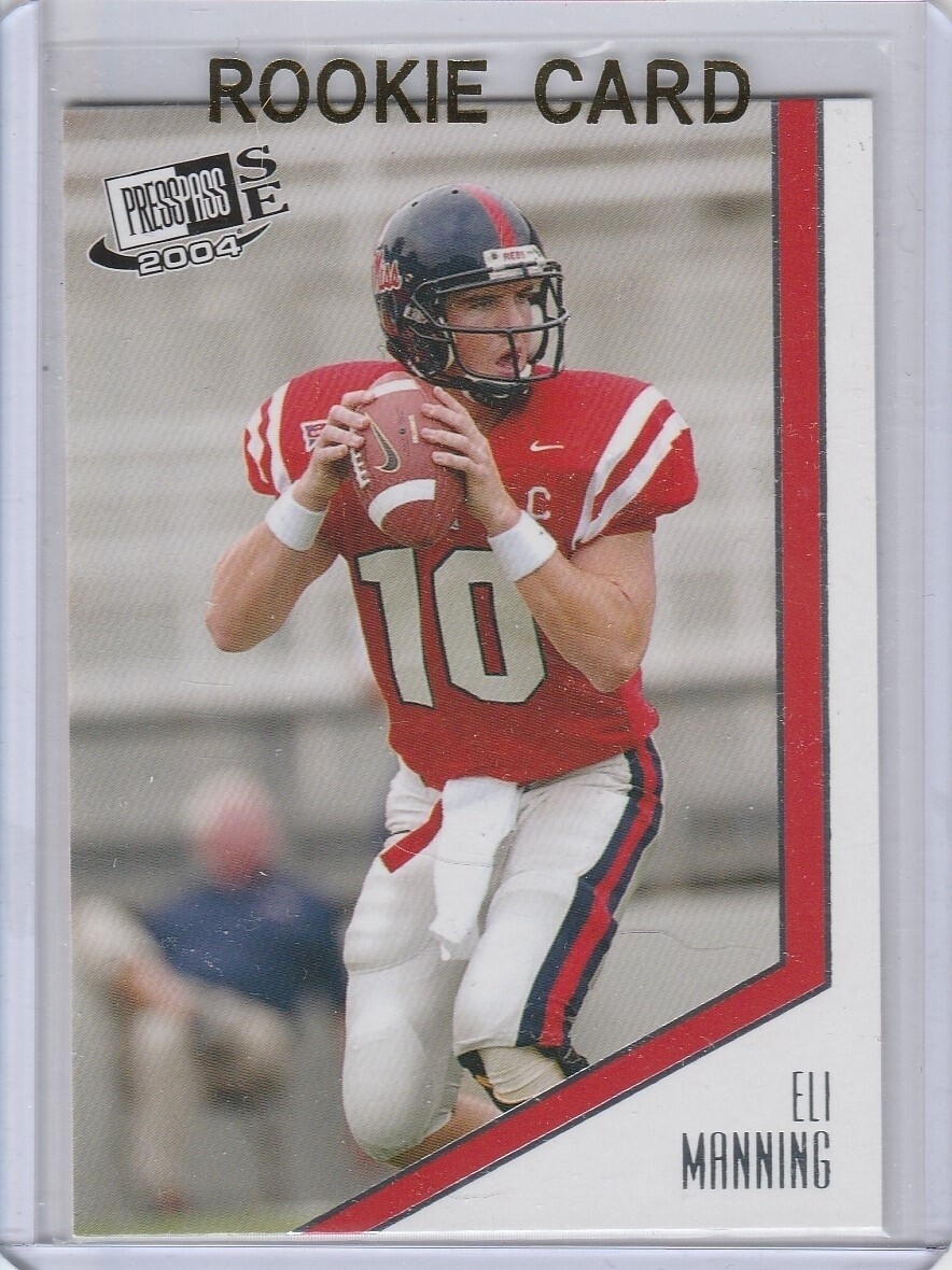ELI MANNING Ole Miss NCAA COLLEGE FOOTBALL ROOKIE CARD 2004 New York Giants RC EBay
