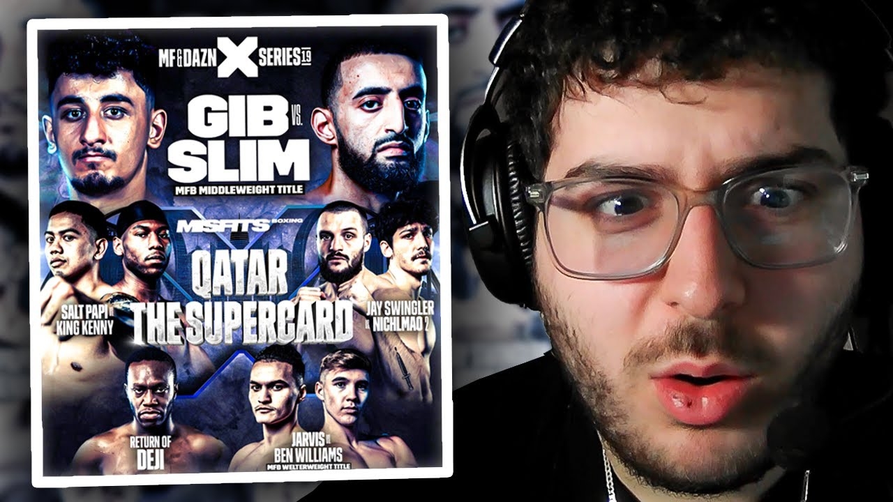 Gib Vs Slim FULL CARD Deji Salt Papi King Kenny Etc YouTube