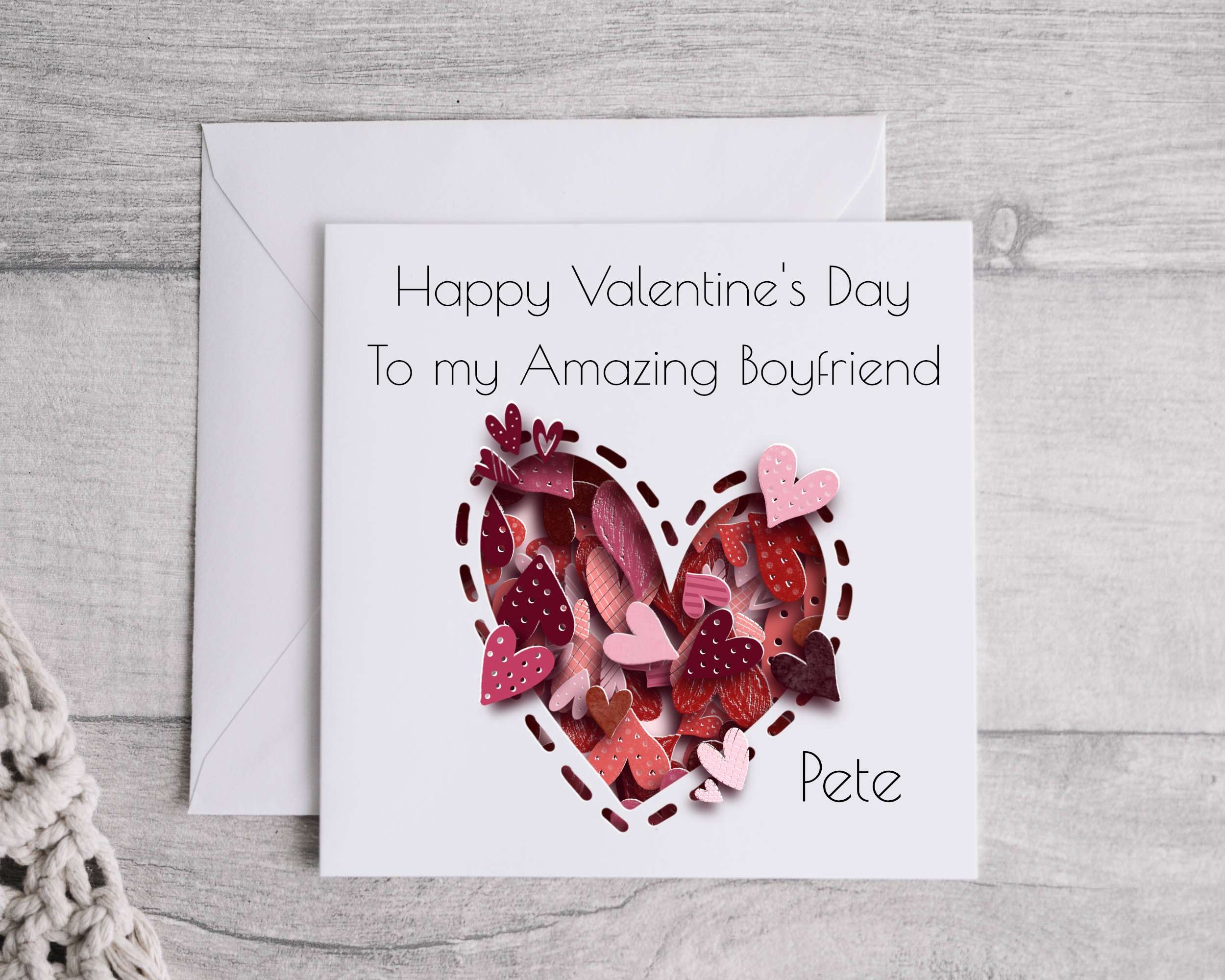 Happy Valentine s Day Card To My Amazing Boyfriend Ladybug Handmade Gifts