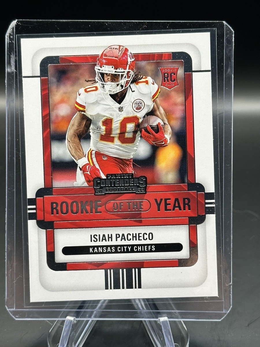 ISIAH PACHECO 2022 PANINI CONTENDERS RC ROOKIE OF THE YEAR INSERT ROY IPA EBay