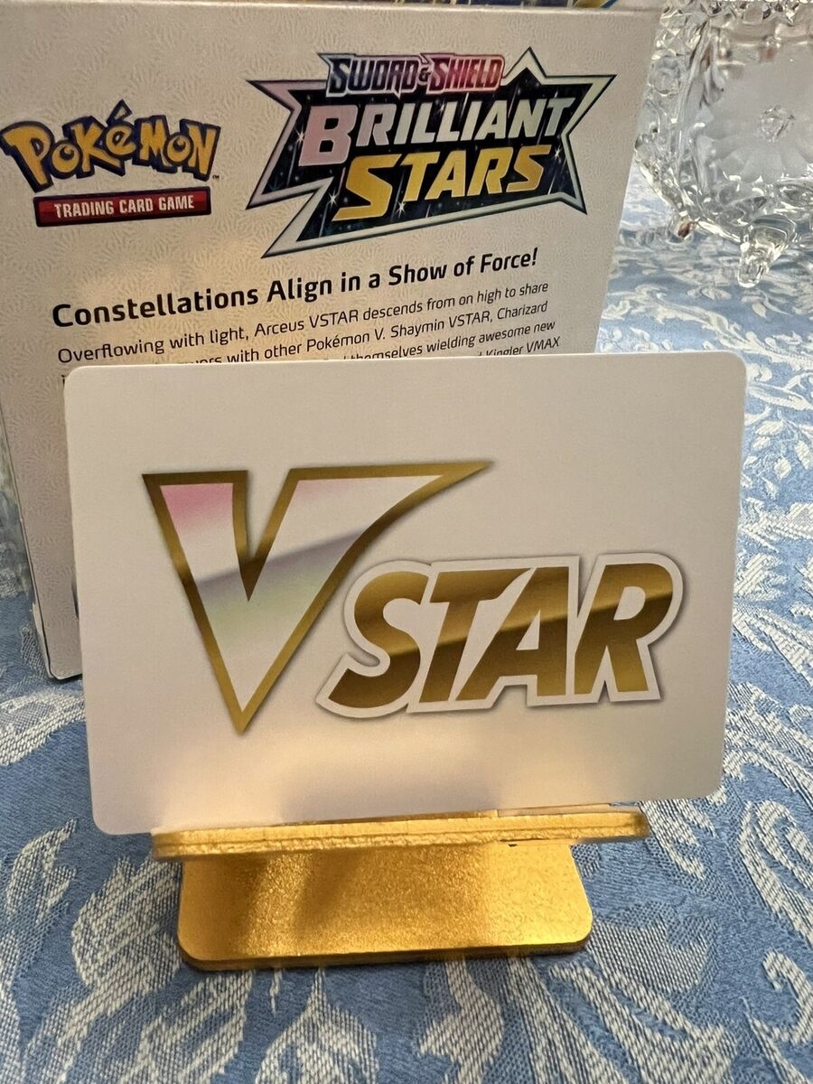 New Brilliant Stars VSTAR Card Black White Near Mint Pokemon EBay