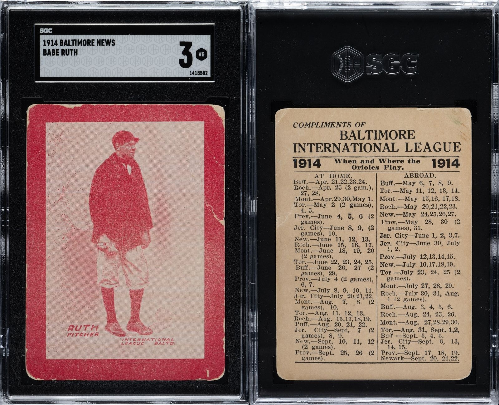 Only Ten Babe Ruth Rookie Baseball Cards Survive Now One Is Going Up For Auction