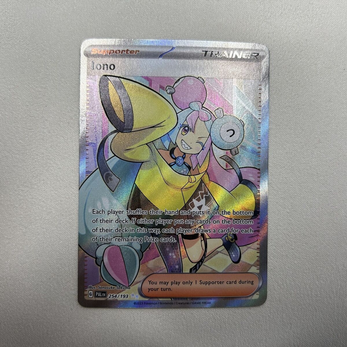 Iono Trainer Card