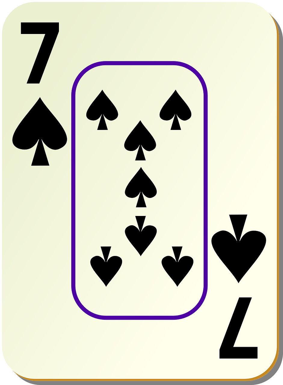 7 Of Spades Card