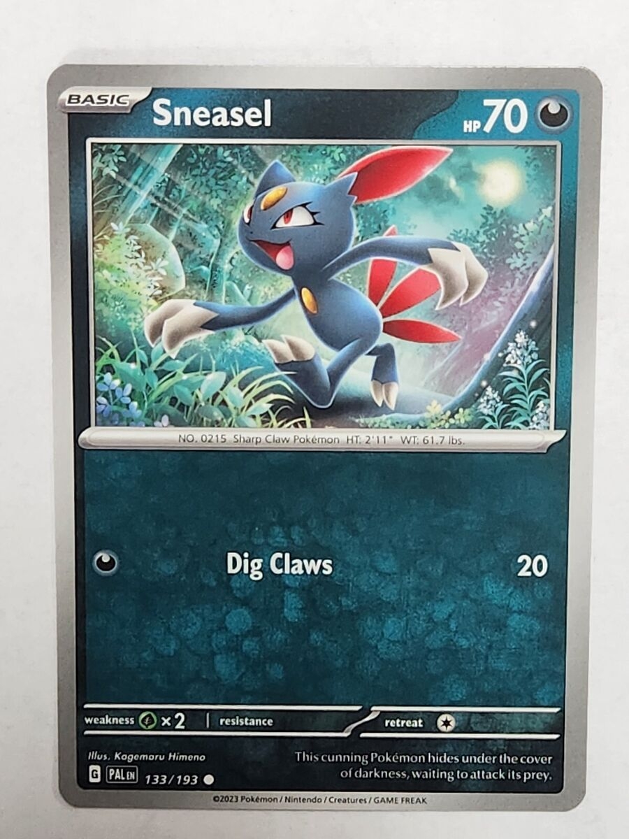 Sneasel 133 193 Paldea Evolved Scarlet Violet Pokemon Card EBay