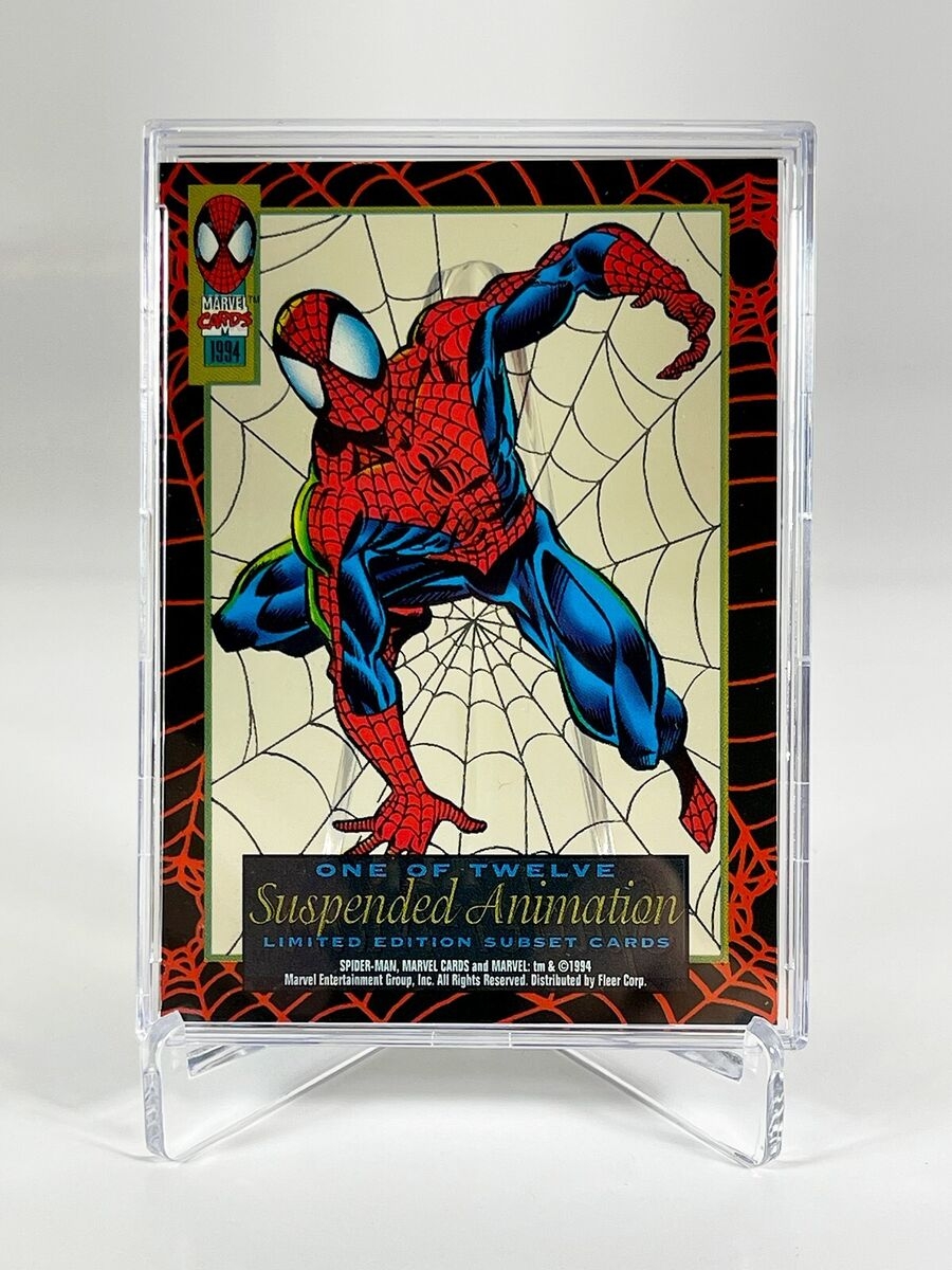 Spider Man Suspended Animation 1994 Marvel Cards 1 Rare Clear Card EBay