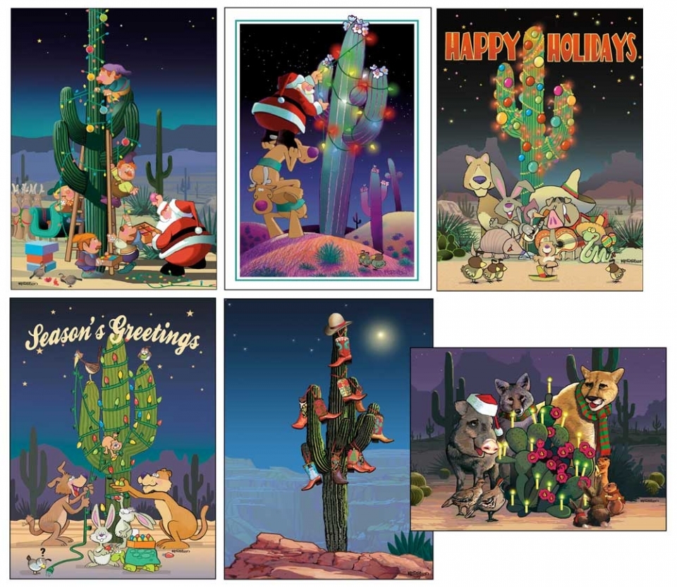 Western Christmas Cards