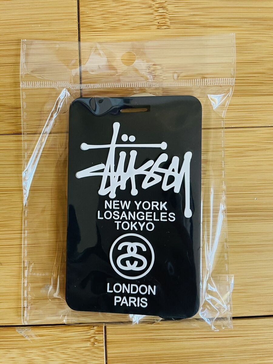 Stussy New York Los Angles Tokyo Black Tag Card Holder Man Gift Key Chains EBay de