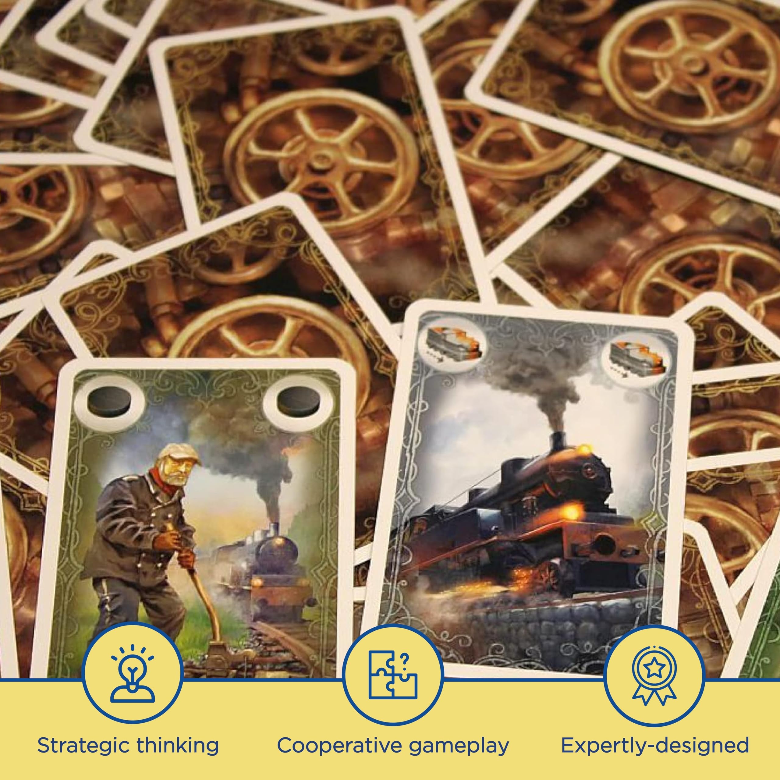 Thames Kosmos Switch And Signal Cooperative Card Game Family Games For Game Evening Board Games For Adults And Children For 2 To 4 Players 45 Minutes Playtime From 10 Years Green Amazon de Toys