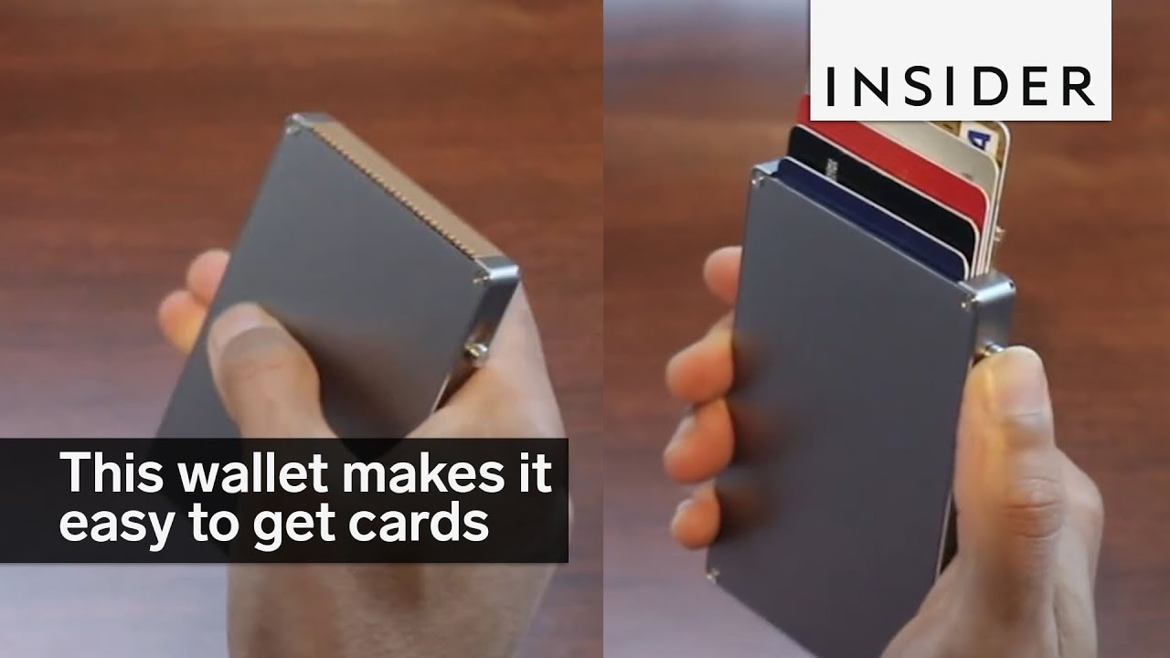 This Pop up Wallet Makes It Super Easy To Grab The Right Card YouTube