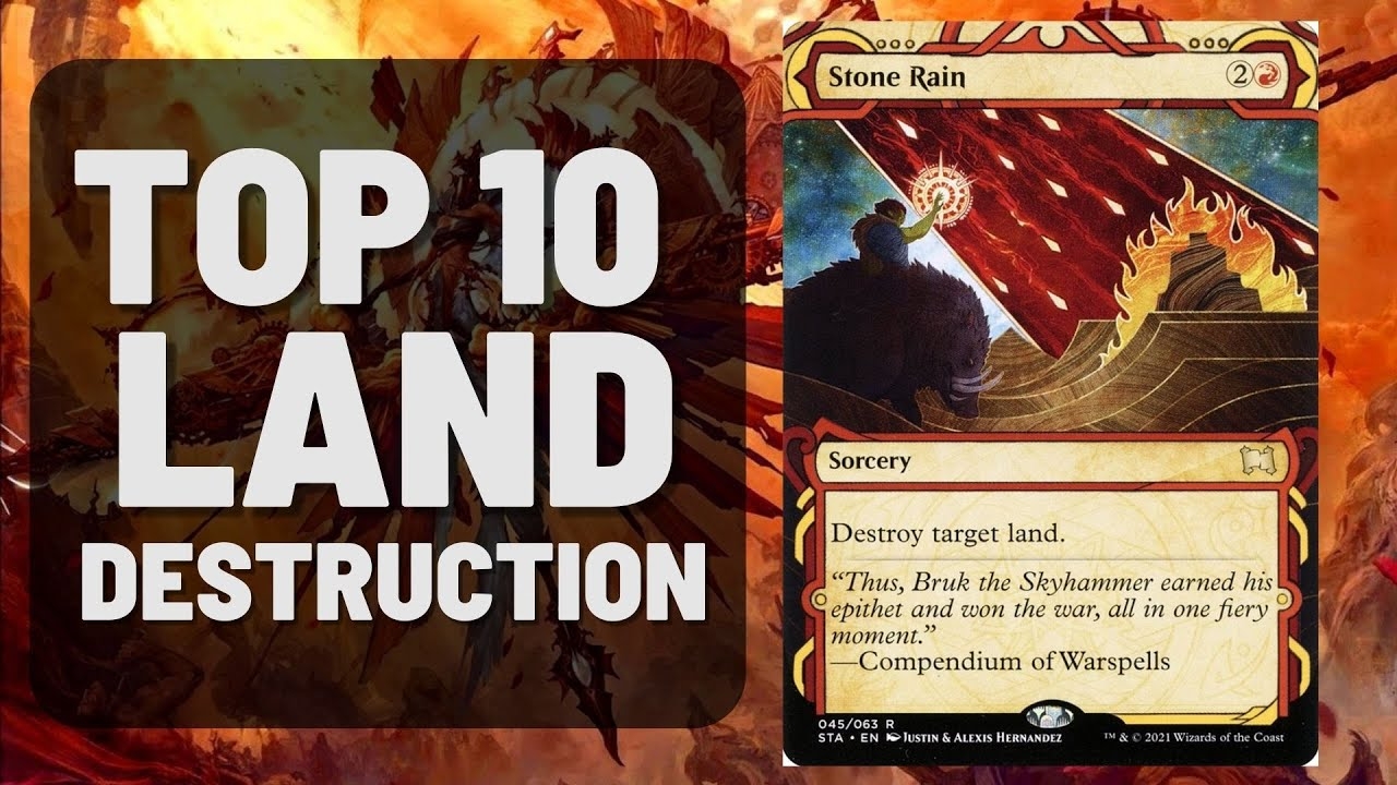 Top 10 Land Destruction Cards In Magic The Gathering YouTube