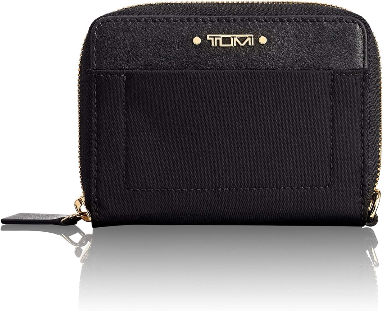 Tumi Voyageur SLG Tri Fold Zip Around Credit Card Holder Black Credit Card Sleeve Amazon de Fashion