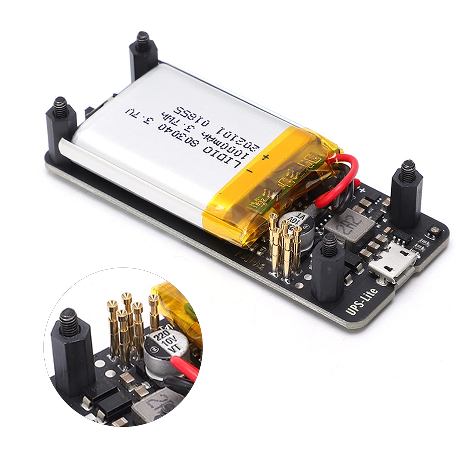 UPS Card For Raspberry Pi Battery For A Standby Time Of PCB Up To 6 Hours UPS Power Supply Card For Zero Amazon de Computer Accessories